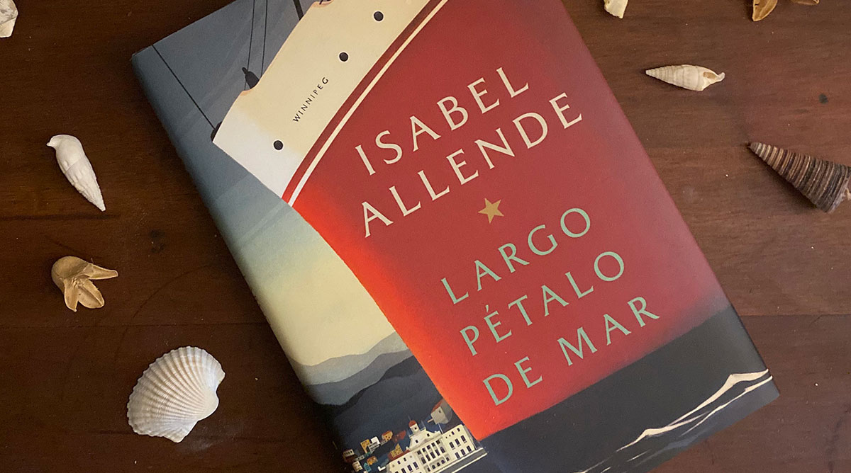 Portada novela Largo Pétalo de Sal - Isabel Allende.