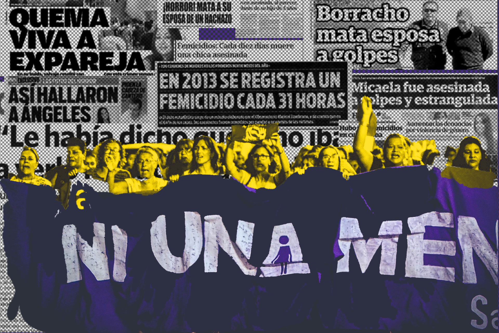 Violencia de género. En América Latina se registra un feminicidio cada 1 hora 54 minutos según el informe de la CEPAL.