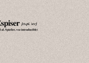 Espiser - Glosario Mateo Dieste - Lado|B|erlin.