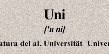 Universidad - Glosario - Lado|B|erlin.