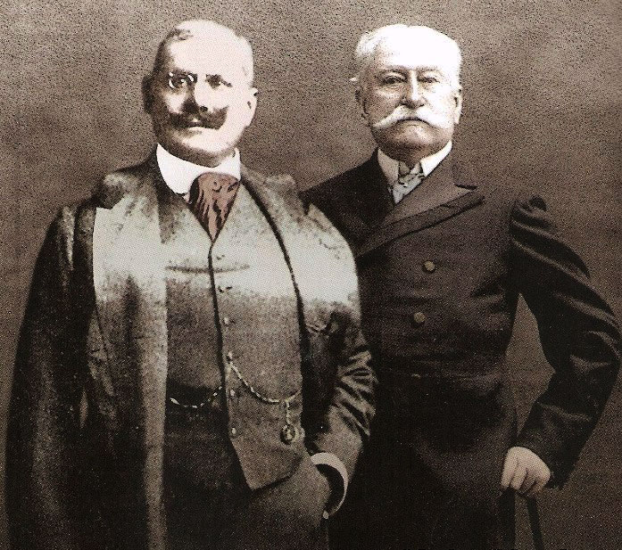 Vicente Quesada y su hijo Ernesto Quesada.