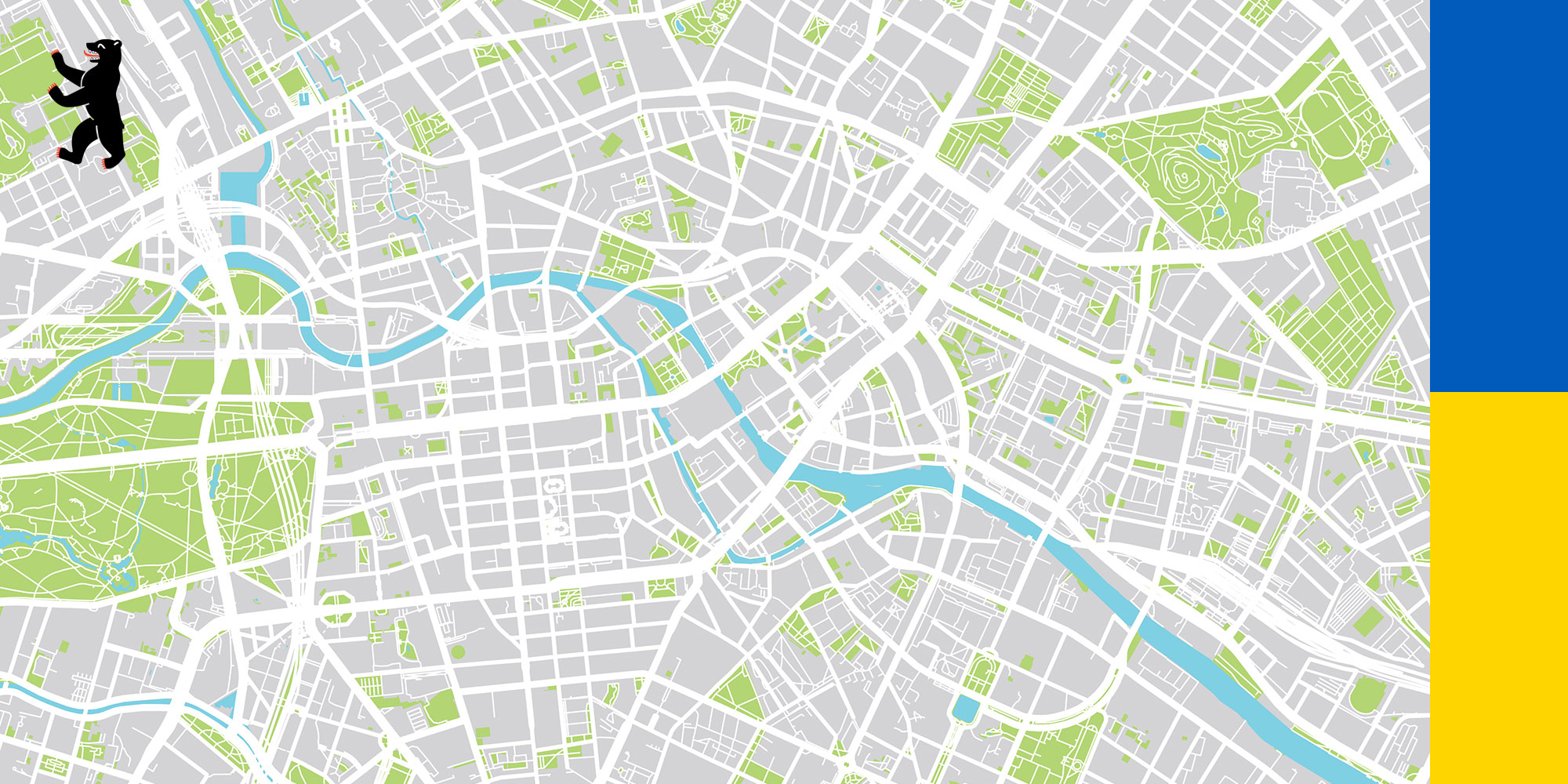 Mapa Berlín Donaciones Ucrania Berlín.