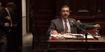 Ricardo Darín personificando al fiscal Julio Strassera. "Argentina 1985" Copyright Amazon Studios / Prime Video Brasil - Lado|B|erlin.