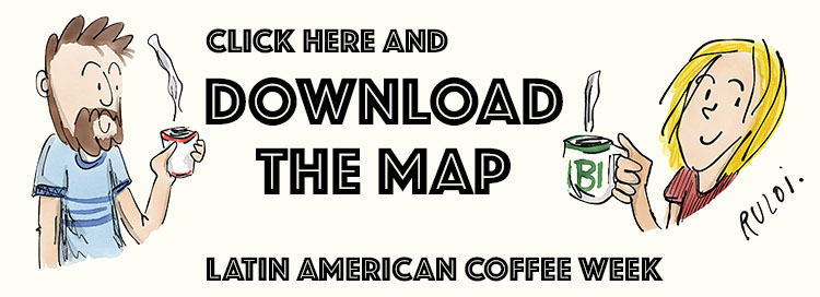 Download the Map of the Latin American Coffee Week 2023 - Lado|B|erlin.